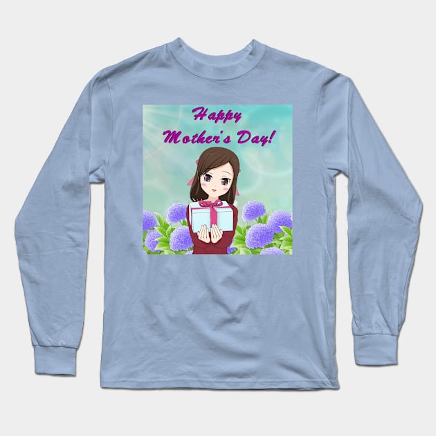 Mother's Day Present Long Sleeve T-Shirt by Alkimya